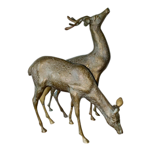 Vintage Brass Reindeer