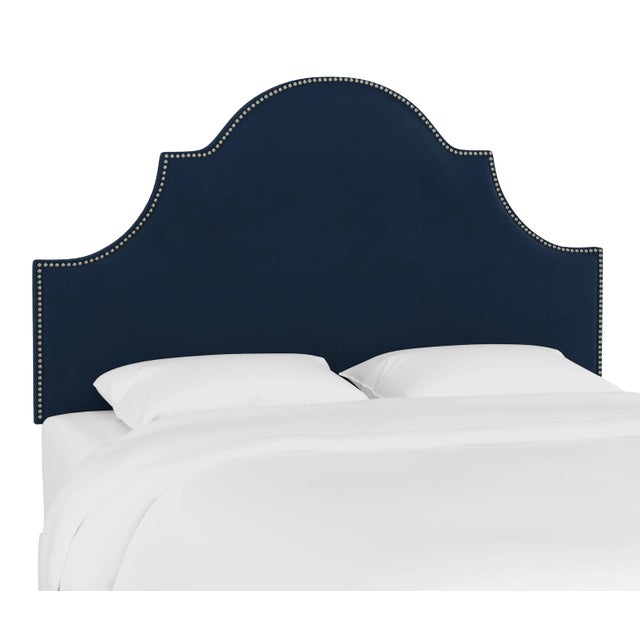Not Yet Made - Made To Order Halsted Headboard in Ink Classic Velvet, Twin For Sale - Image 5 of 5