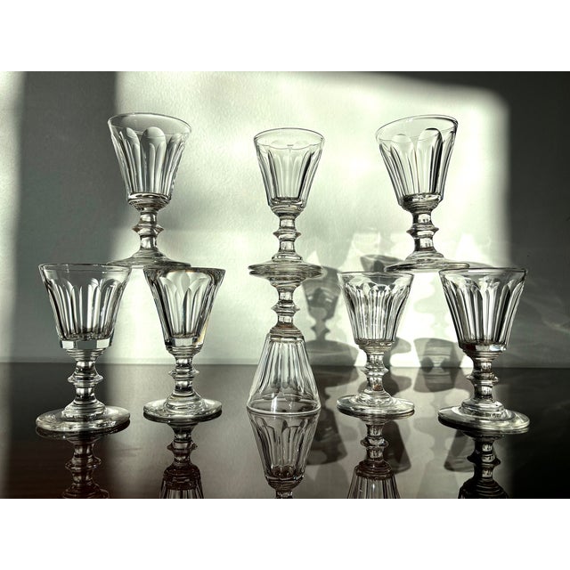 Early-mid 19th‑Century Crystal Glasses in the Tradition of Montcenis / Vonêche — Ancestor to Baccarat, Saint‑Louis & Val...