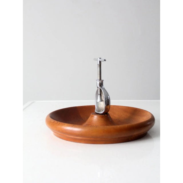 Vintage Walnut Nutcracker Bowl For Sale - Image 4 of 11