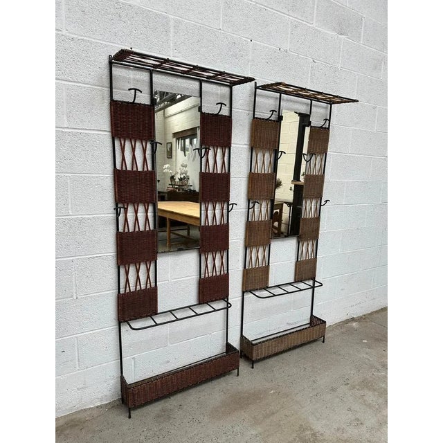 Rattan and Metal Lockers, Set of 2 For Sale - Image 17 of 17