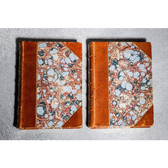 Amazing Illustrated Antique Leather Spine Book Set Middle Ages and Renaissance Art and Culture Paul Lacroix Home Decor Reference For Sale - Image 12 of 13