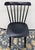 2020s S/4 Williams Sonoma Black Spindle Back Dining Chairs For Sale - Image 5 of 7