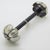 Metal Vintage Italian Sterling Silver 925 and Glass Spoon Rest with Daisies by Ottaviani, 1970s For Sale - Image 7 of 11