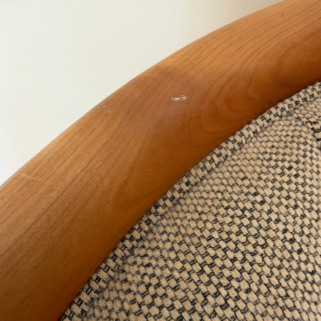 Mid-Century Modern Danish Skipper Mobler Style Bentwood Maple Club Library Arm Chair For Sale - Image 13 of 15