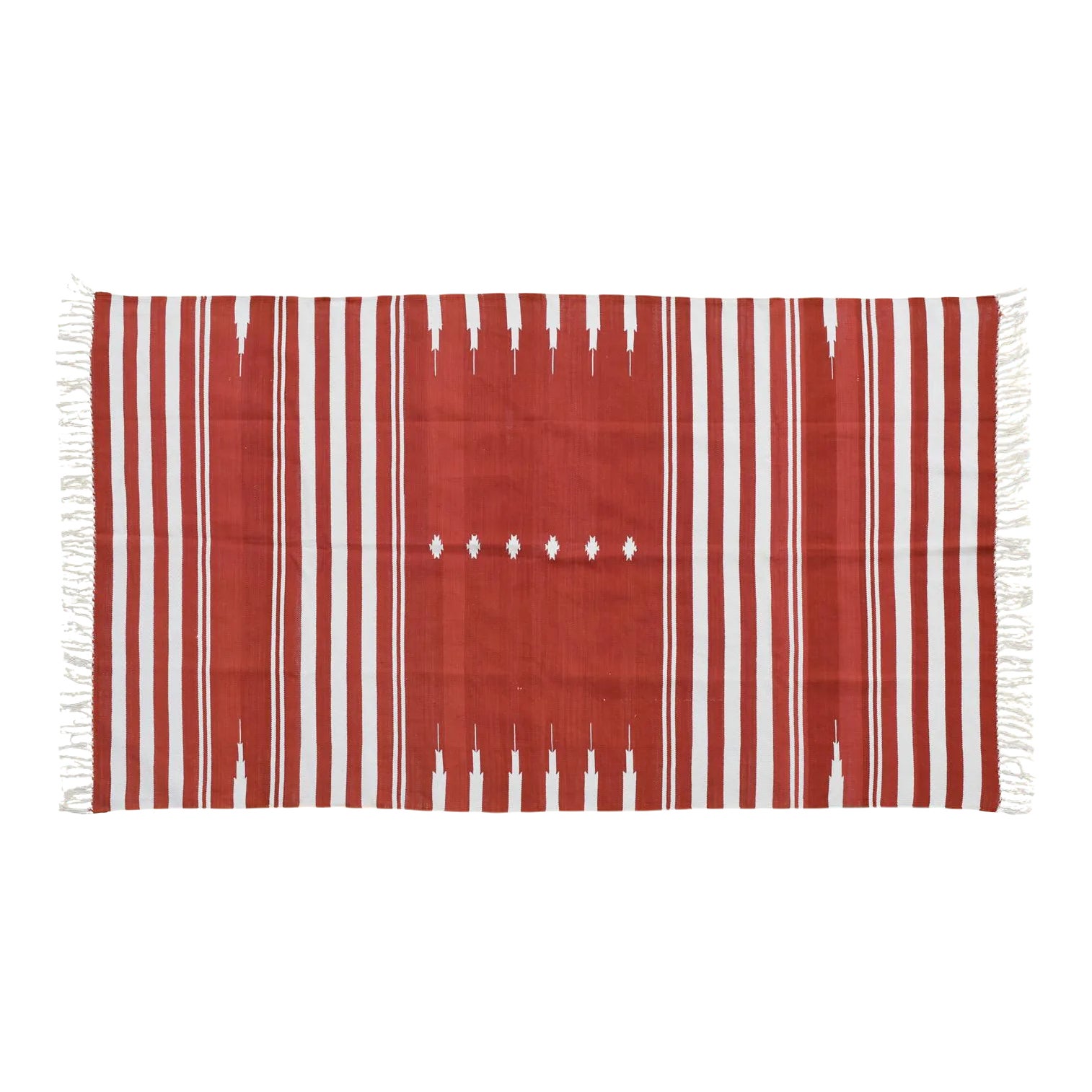 Milla Rug, 4x6, Brick Red | Chairish