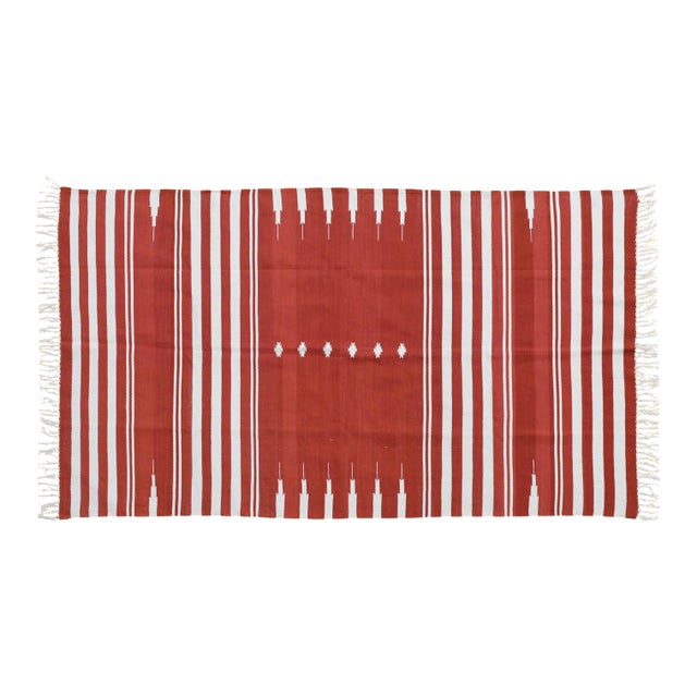 Milla Rug, 4x6, Brick Red For Sale