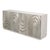 Contemporary Carved Credenza - White Oak with Silver Leaf Doors For Sale - Image 4 of 13