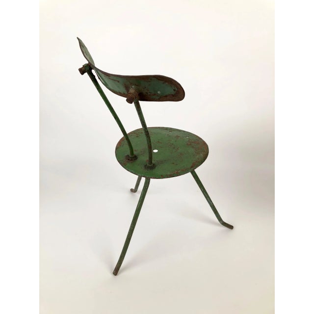 Set of Hungarian Handmade Metal Chairs, 1950s For Sale - Image 14 of 16