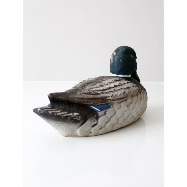 Mid 20th Century Vintage Carry Lite Mallard Duck Decoy For Sale - Image 5 of 14