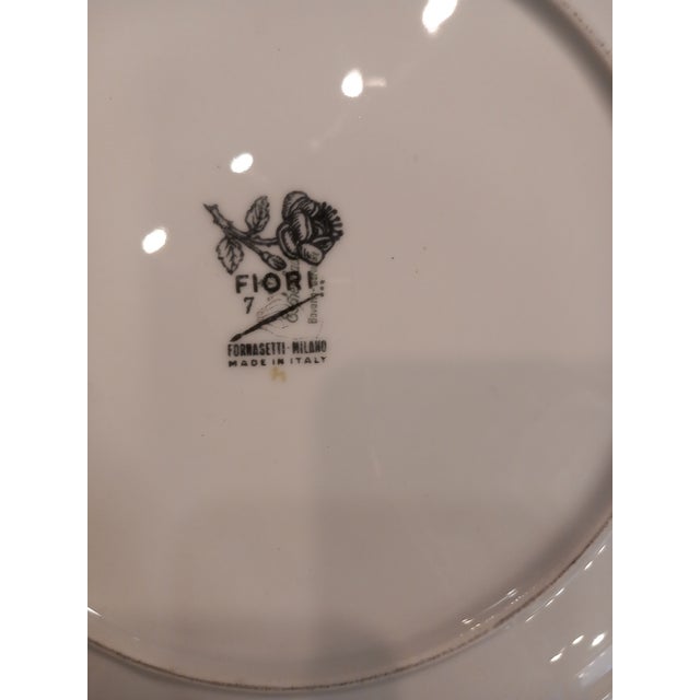 Fornasetti Dishes by Piero Fornasetti, 1970s, Set of 6 For Sale - Image 16 of 18