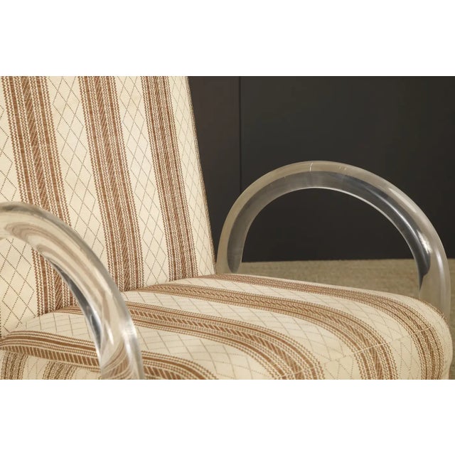 Set of Five Lucite Waterfall Dining Chairs by Hill Manufacturing, 1980s For Sale - Image 15 of 18