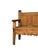 A rustic 19th-century alder wood bench, featuring a simple, sturdy structure that expresses all the charm of traditional...