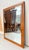 Wood Large English Rectangular Beveled Wall or Hall Mirror (H 37 3/8 X W 30 1/4) For Sale - Image 7 of 9