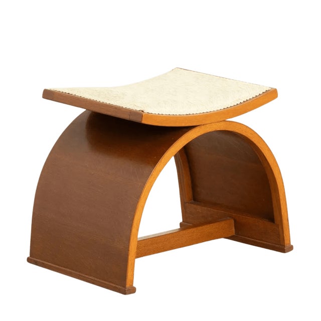 Art Deco Bedroom Stool, 1930s For Sale - Image 9 of 9