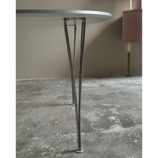 1970s Danish Superellipse Table by Hein-Mathsson and Arne Jacobsen for Fritz Hansen, 1950s For Sale - Image 5 of 9