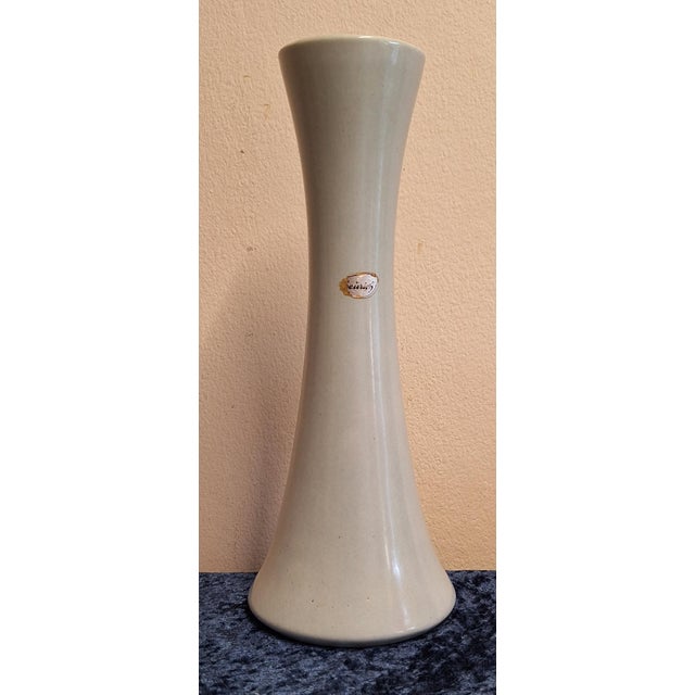 Mid-Century German Ceramic Vase by Scheurich, 1950s For Sale - Image 6 of 6