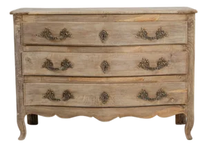 19th Century French Louis XV Style Oak Chest of Drawers