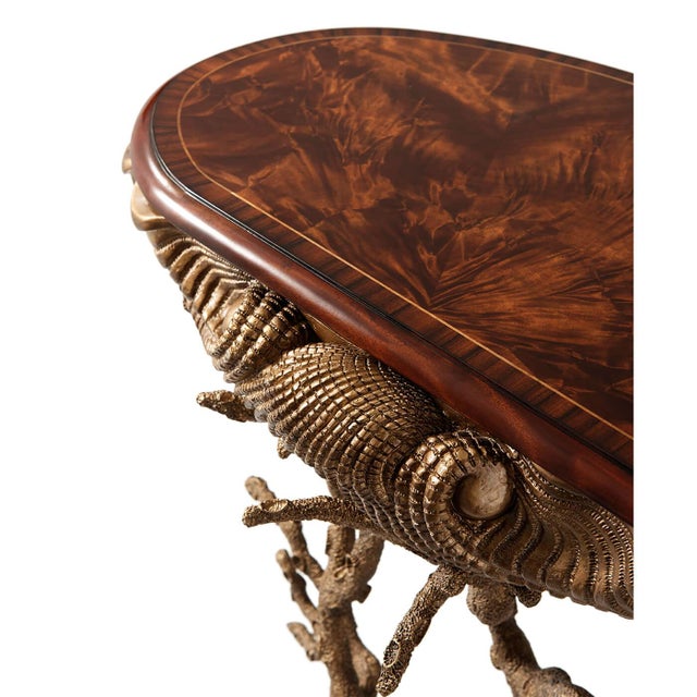 Italian Gilt Grotto Table For Sale - Image 4 of 7