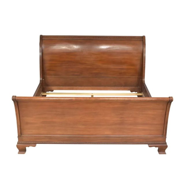 Henredon Aston Court Mahogany King Sleigh Bed Chairish