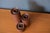 Set of Three Sculptural Teak Mid Century Modern Candlestick Holders For Sale In Monterey, CA - Image 6 of 7