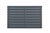 Sardinia Outdoor Aluminum Coffee Table - Gray For Sale In Chicago - Image 6 of 9