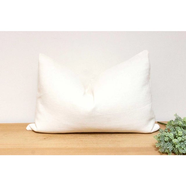 Antique Uzbek Suzani Linen Pillow For Sale In Los Angeles - Image 6 of 7