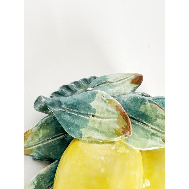 Decorative Ceramic Lemon Sculpture, France, 1960s For Sale - Image 11 of 13