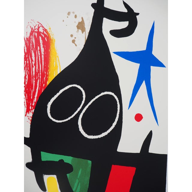 After Joan Miro, Buckwheat with a Blue Star, Screenprint For Sale - Image 5 of 10
