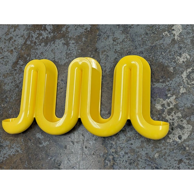 Yellow Anna Dawson for Heller Swell Yellow Wall Catchall For Sale - Image 8 of 12