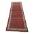 Mir Runner 3’6” X 9’3” Red Wool Vintage Tribal Hand-Knotted Oriental Rug For Sale