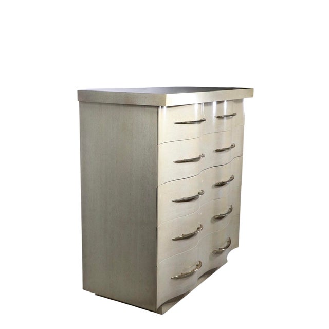 Mid Century Hollywood Regency Style Kent Coffey Five Drawer Chest the Parkdale Series Circa 1950/60's For Sale - Image 10 of 10