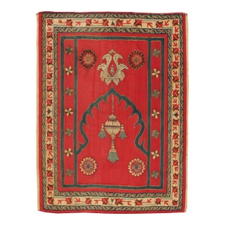 Galerie Shabab Collection Early 20th Century Indian Dhurrie Rug For Sale