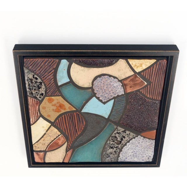 One of a kind original piece of earthenware ceramic featuring several custom and proprietary glaze chemistries, including...