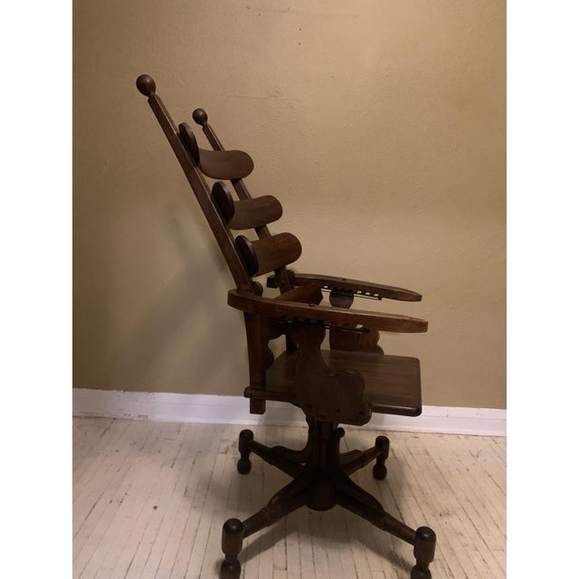 Restoration Hardware 1800s Dentist Replica Chair For Sale - Image 10 of 12