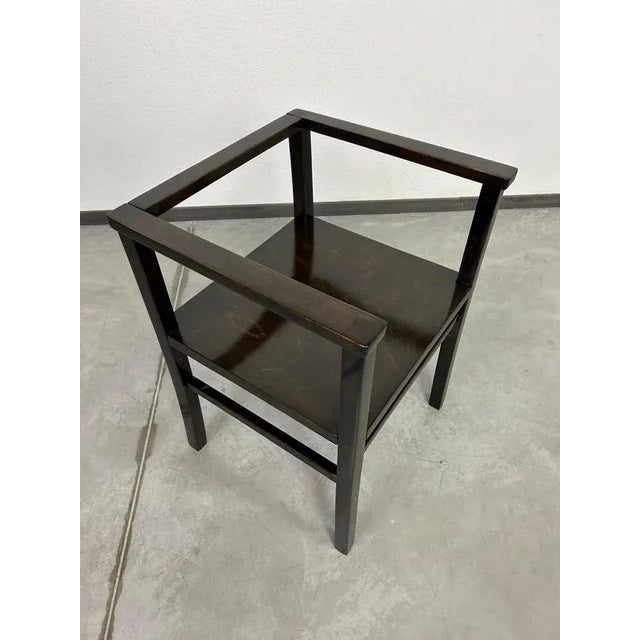 Cubist Art Deco Desk Chair, 1930s For Sale - Image 3 of 11