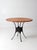 Mid-Century Leather and Iron Round Dining Table For Sale - Image 6 of 16