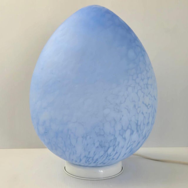 Vintage Egg-Shaped Table Lamp, 1970s For Sale - Image 10 of 10