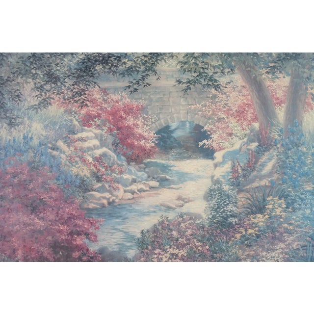 "Soft Waters and Pink Skies" - Print of Original Oil Painting by Artist Barbara Hails For Sale - Image 4 of 4