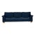 Paradise 3-Seater Sofa in Blue Leather from Stressless For Sale - Image 13 of 15