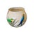 2000 - 2009 Vintage Tropical Avian Decoupage Glass Hurricane Bowl For Sale - Image 5 of 12