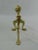 French Brass Fire and Dog Irons or Fire Tools, 19th Century For Sale In Savannah - Image 6 of 11