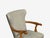 Danish Cabinetmaker, Armchairs, Oak, Gray Wool, Denmark, 1950s For Sale In New York - Image 6 of 12