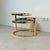 Vintage Hollywood Regency Swivel Cascade Coffee Table with Black Glass, Germany, 1970s For Sale - Image 6 of 12