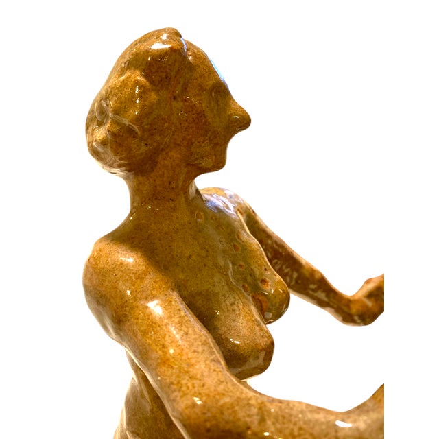 Late 20th Century Late 20th Century Three Graces Ceramic Sculpture Greek Mythology San Francisco Bay Area Artist For Sale - Image 5 of 18