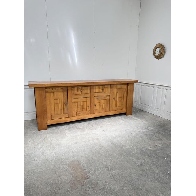 Brutalist Brutalist Elm Sideboard, 1970s For Sale - Image 3 of 15