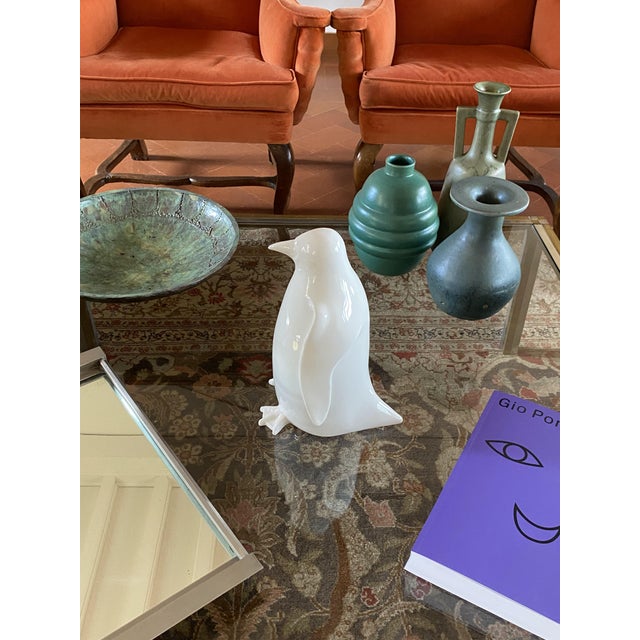 Ceramic Ceramic Penguin Sculpture, Italy, 1980s For Sale - Image 7 of 17