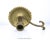 19th Century Antique Solid Brass Middle East Arabian Candlestick With Handle For Sale - Image 5 of 7