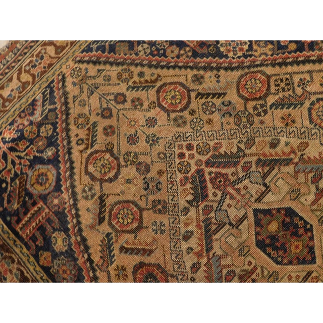 Antique Persian Wool Rug For Sale In Los Angeles - Image 6 of 13