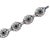 Art Deco Green and Clear Paste Flower Bracelet, 1930s For Sale - Image 6 of 10